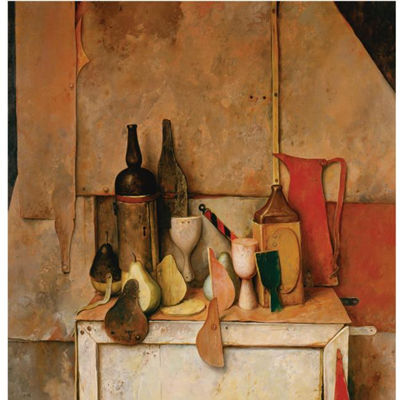 STILL LIFE by Samuel Bak - Auction record, sale price, and art valuation. Compare with similar artists and explore comparable artworks.