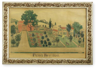 Sample artwork by Fritz Vogt (1842 - 1900), known for naive style structures-view, portrait, folk art - View similar artists and auction records