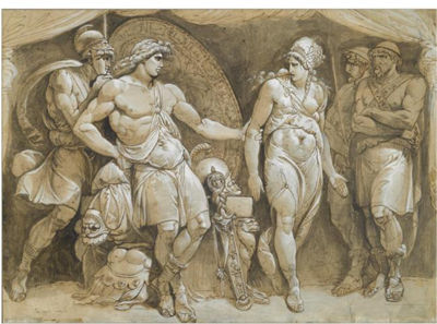 Brieseis Leaving Achilles' Tent