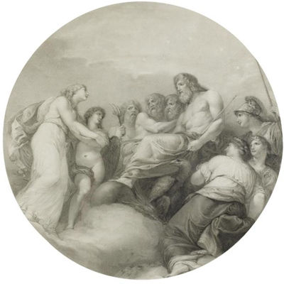 Cupid Introducing Psyche to Jupiter