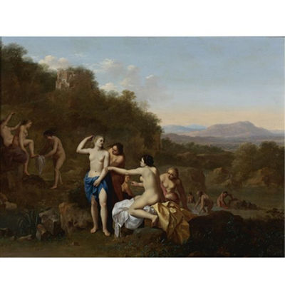 DIANA AND HER ATTENDANTS