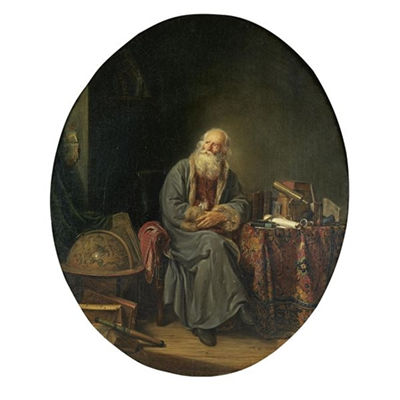 THE ASTRONOMER by Louis Marie Marc Antoine Bilcoq - Auction record, sale price, and art valuation. Compare with similar artists and explore comparable artworks.