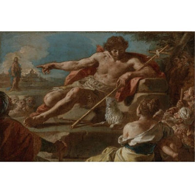 SAINT JOHN THE BAPTIST PREACHING TO THE MULTITUDE
