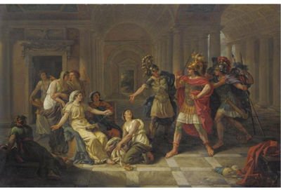SEXTUS TARQUINIUS ADMIRING THE VIRTUE OF LUCRETIA