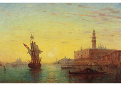 VIEW OF THE DOGE'S PALACE, VENICE by Charles-Clement Calderon - Auction record, sale price, and art valuation. Compare with similar artists and explore comparable artworks.
