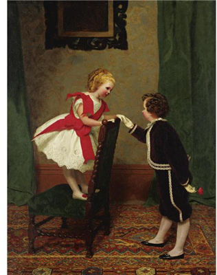 MISS LILY'S FIRST FLIRTATION
