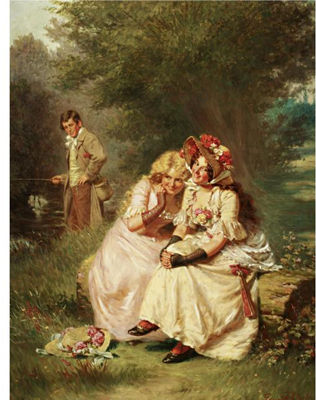 THE JOLLY ANGLERS by Edwin Thomas Roberts - Auction record, sale price, and art valuation. Compare with similar artists and explore comparable artworks.
