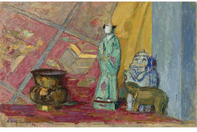 STILL LIFE WITH ORIENTAL OBJECTS, 1949