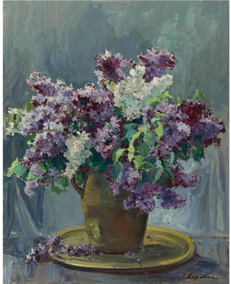 VASE OF LILACS