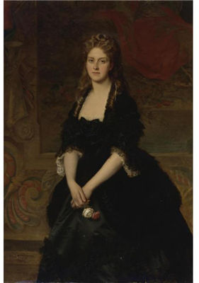 PORTRAIT OF NADEZHDA MIKHAILOVNA POLOVTSOVA, 1869