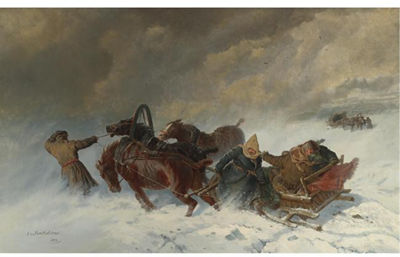 INTO THE BLIZZARD, 1873