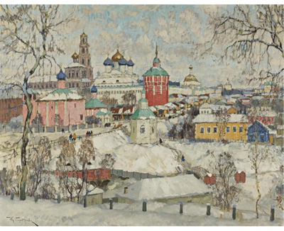 VIEW OF TROITSE-SERGIYEVA LAVRA, 1923