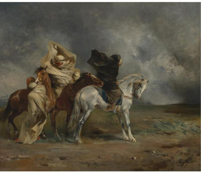 LE SIMOUN by Eugene Samuel Auguste Fromentin - Auction record, sale price, and art valuation. Compare with similar artists and explore comparable artworks.