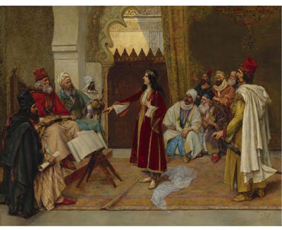 AN AUDIENCE BEFORE THE EMIR