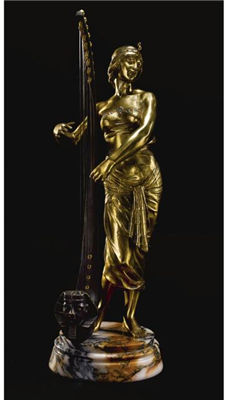 ANCIENT EGYPTIAN BEAUTY by Georges Charles Coudray - Auction record, sale price, and art valuation. Compare with similar artists and explore comparable artworks.