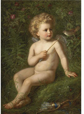 PUTTO FEEDING A STRAWBERRY TO A BIRD