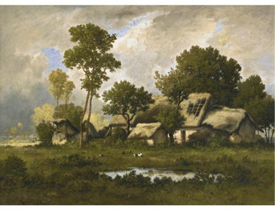 THE FARM by Leon Richet - Auction record, sale price, and art valuation. Compare with similar artists and explore comparable artworks.