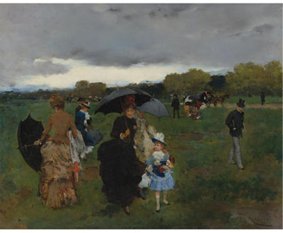 THE UPCOMING STORM ON THE BOIS DE BOULOGNE
