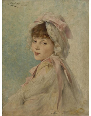 PORTRAIT OF GABRIELLE REJANE AS A YOUNG ACTRESS