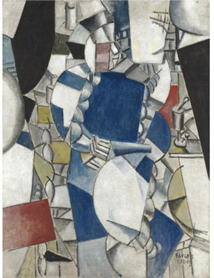 ETUDE POUR 'LA FEMME EN BLEU' by Fernand Leger - Auction record, sale price, and art valuation. Compare with similar artists and explore comparable artworks.