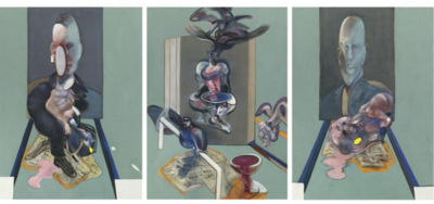 TRIPTYCH, 1976 by Francis Bacon - Auction record, sale price, and art valuation. Compare with similar artists and explore comparable artworks.