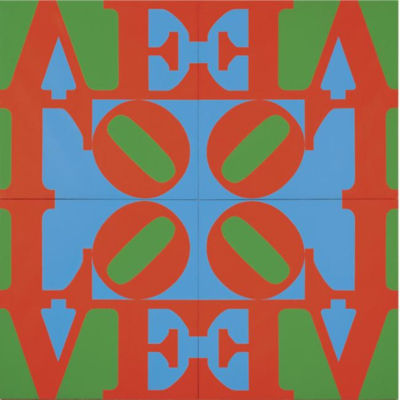 LOVE WALL (RED GREEN BLUE)--in 4 parts