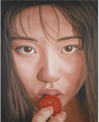 STRAWBERRY EATER by Richard Phillips - Auction record, sale price, and art valuation. Compare with similar artists and explore comparable artworks.