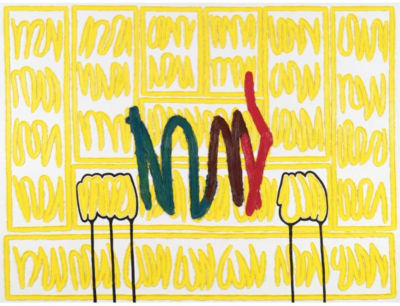 Sample artwork by Jonathan Lasker (Born 1948), known for large-scale abstract naive expression - View similar artists and auction records