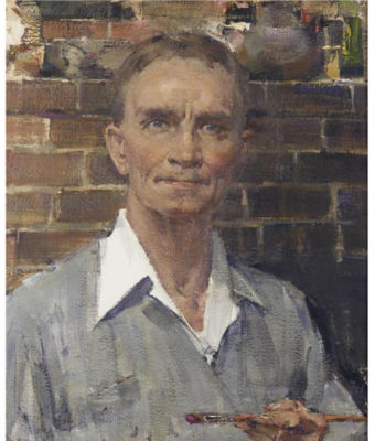 Portrait of Nicolai Ivanovich Fechin: Self-portrait