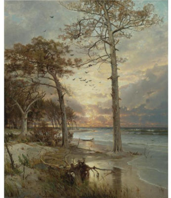AT ATLANTIC CITY by William Trost Richards - Auction record, sale price, and art valuation. Compare with similar artists and explore comparable artworks.