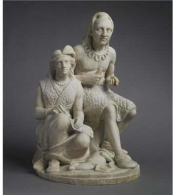 THE OLD ARROW MAKER by Edmonia (Mary Edmonia) Lewis - Auction record, sale price, and art valuation. Compare with similar artists and explore comparable artworks.