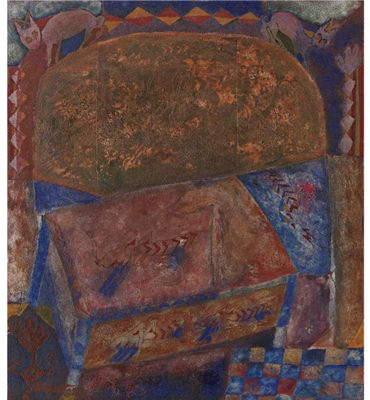LOS QUE COMEN CHAPULINES by Jesus Urbieta - Auction record, sale price, and art valuation. Compare with similar artists and explore comparable artworks.