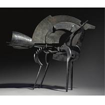 Sample artwork by Francisco Gazitua (Born 1944), known for public abstract steel, stone and wood sculpture - View similar artists and auction records