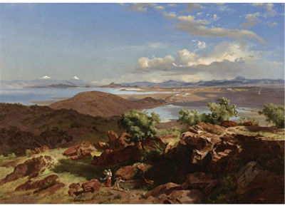 EL VALLE DE MEXICO DESDE EL CERRO DE SANTA ISABEL