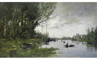 THE SEINE BELOW PARIS by Paul Emmanuel Peraire - Auction record, sale price, and art valuation. Compare with similar artists and explore comparable artworks.