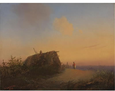Sample artwork by Alexander Andreyevitch Ivanov (1806 - 1858), known for neo-classical religious painting - View similar artists and auction records