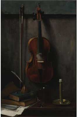 STILL LIFE WITH VIOLIN