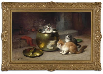 KITTENS AT PLAY