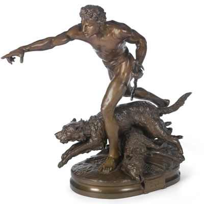 Sample artwork by Louis Auguste Hiolin (1846 - 1910), known for sculpture - View similar artists and auction records