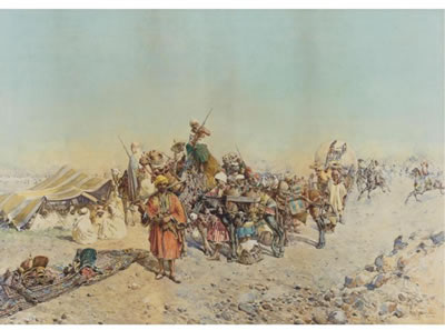 A CARAVAN AT REST