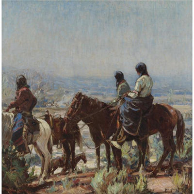 WATCHING THE RACE by Carl Oscar Borg - Auction record, sale price, and art valuation. Compare with similar artists and explore comparable artworks.