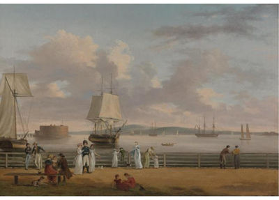 THE BATTERY AND HARBOR, NEW YORK