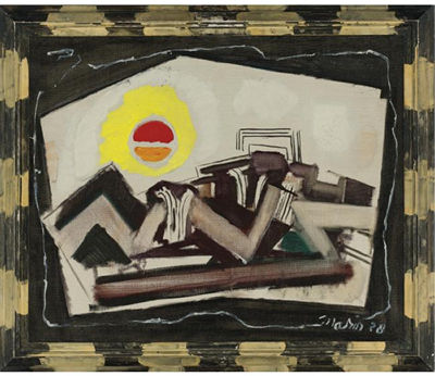 MOVEMENT IN BROWN WITH SUN