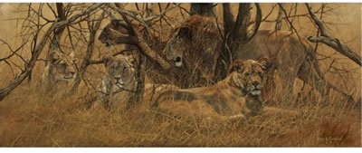 A PRIDE OF LIONS by Gary Robert Swanson - Auction record, sale price, and art valuation. Compare with similar artists and explore comparable artworks.