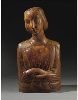 FEMME QUI CROISE LES BRAS (MADONE)