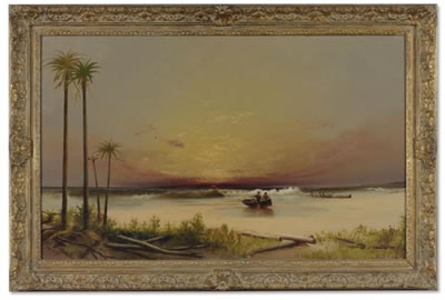 TROPICAL SEASCAPE by James Hamilton - Auction record, sale price, and art valuation. Compare with similar artists and explore comparable artworks.