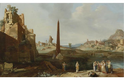 Sample artwork by Bartholomeus Breenbergh (1599 - c. 1657), known for italianate landscape, figure and genre painting - View similar artists and auction records