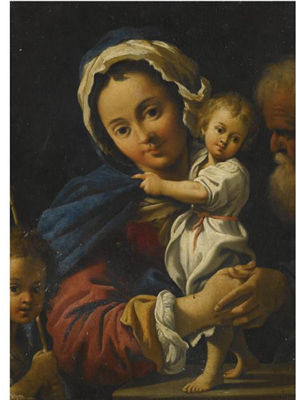 HOLY FAMILY by Bartolomeo Schedoni - Auction record, sale price, and art valuation. Compare with similar artists and explore comparable artworks.