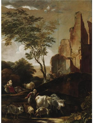 PEASANTS DRIVING CATTLE