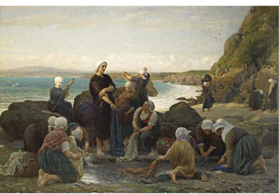 THE WASHERWOMEN OF THE BRETON COAST
